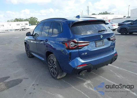 2024 BMW X3 xDrive30I from USA, damaged, VIN 5UX53DP09R9T86533